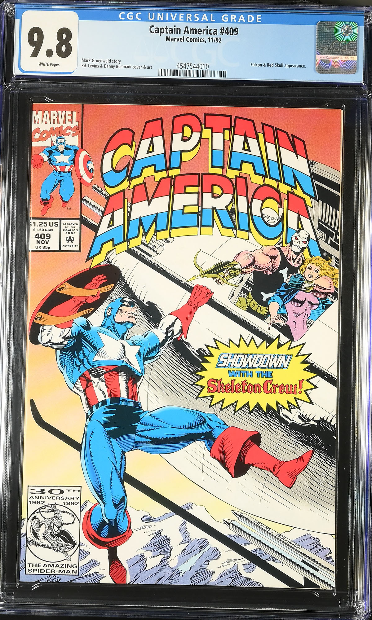 Captain America #409 CGC 9.8 w