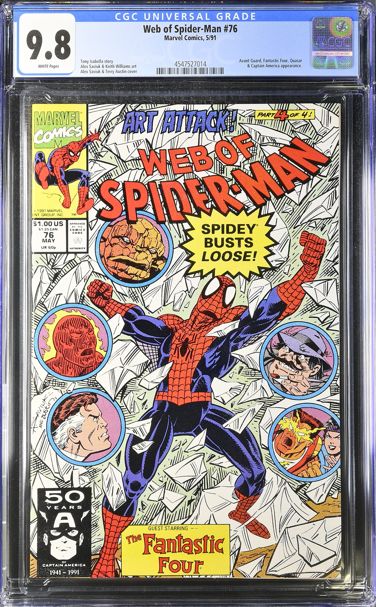 Web of Spider-Man #76 CGC 9.8 w