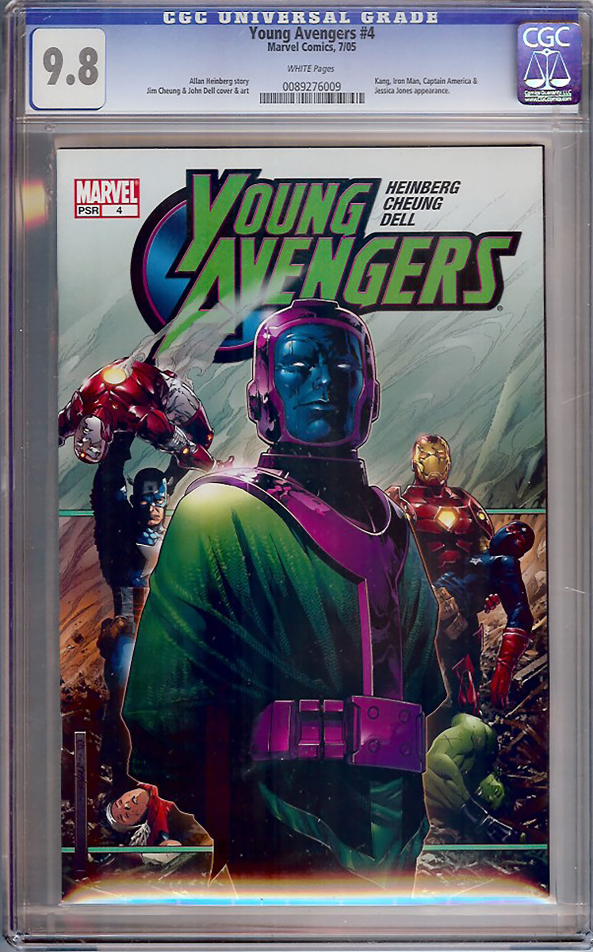 Young Avengers #4 CGC 9.8 w