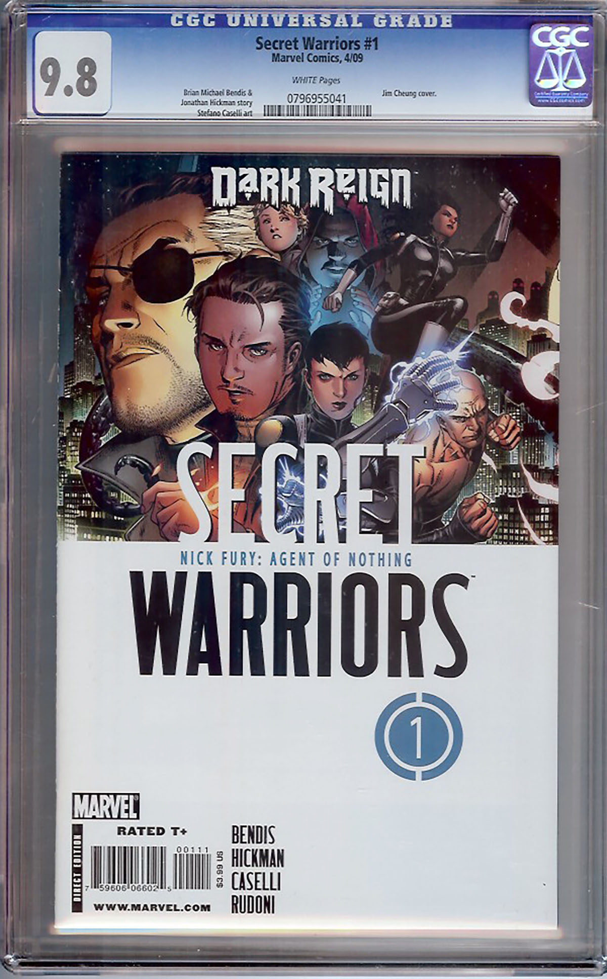 Secret Warriors #1 CGC 9.8 w