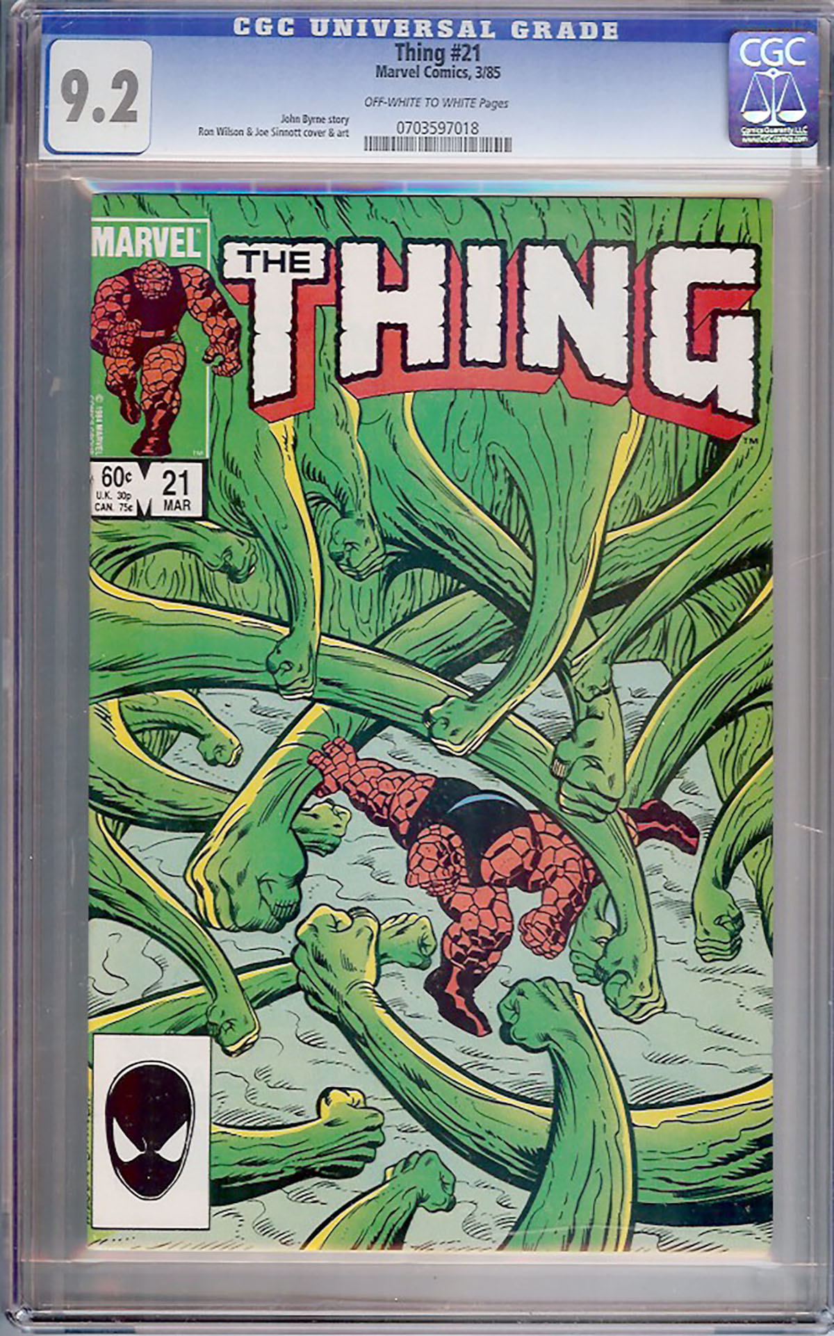 Thing #21 CGC 9.2 ow/w