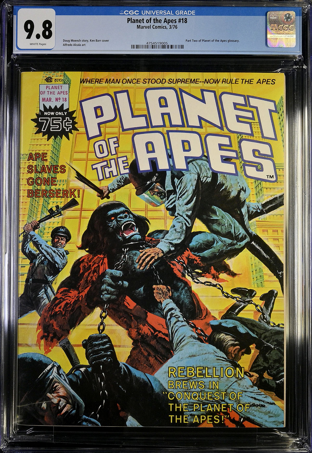 Planet of the Apes #18 CGC 9.8 w California Zero Humidity Collection