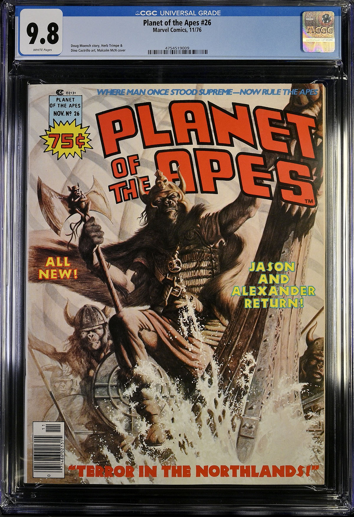 Planet of the Apes #26 CGC 9.8 w California Zero Humidity Collection