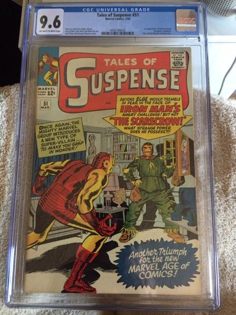 Tales of Suspense #51 CGC 9.6 ow/w