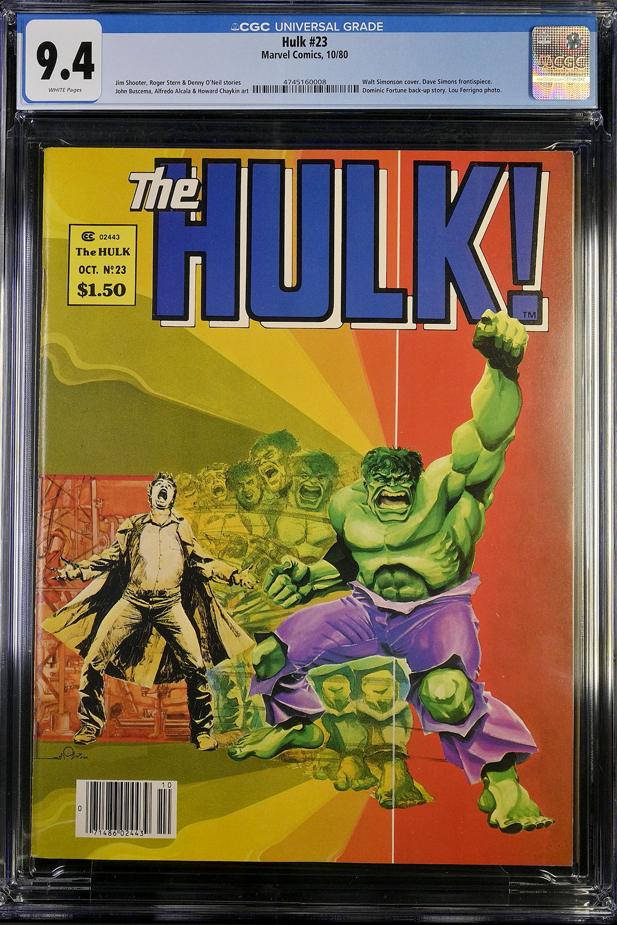 Hulk #23 CGC 9.4 w