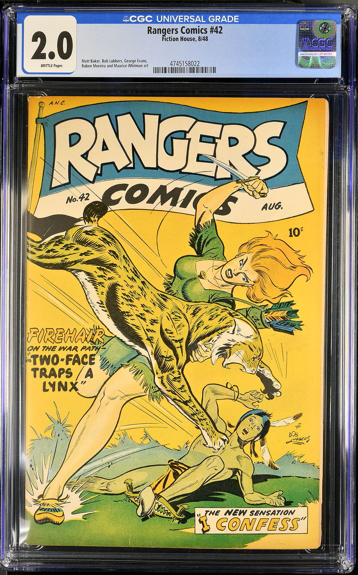 Rangers Comics #42 CGC 2.0 b