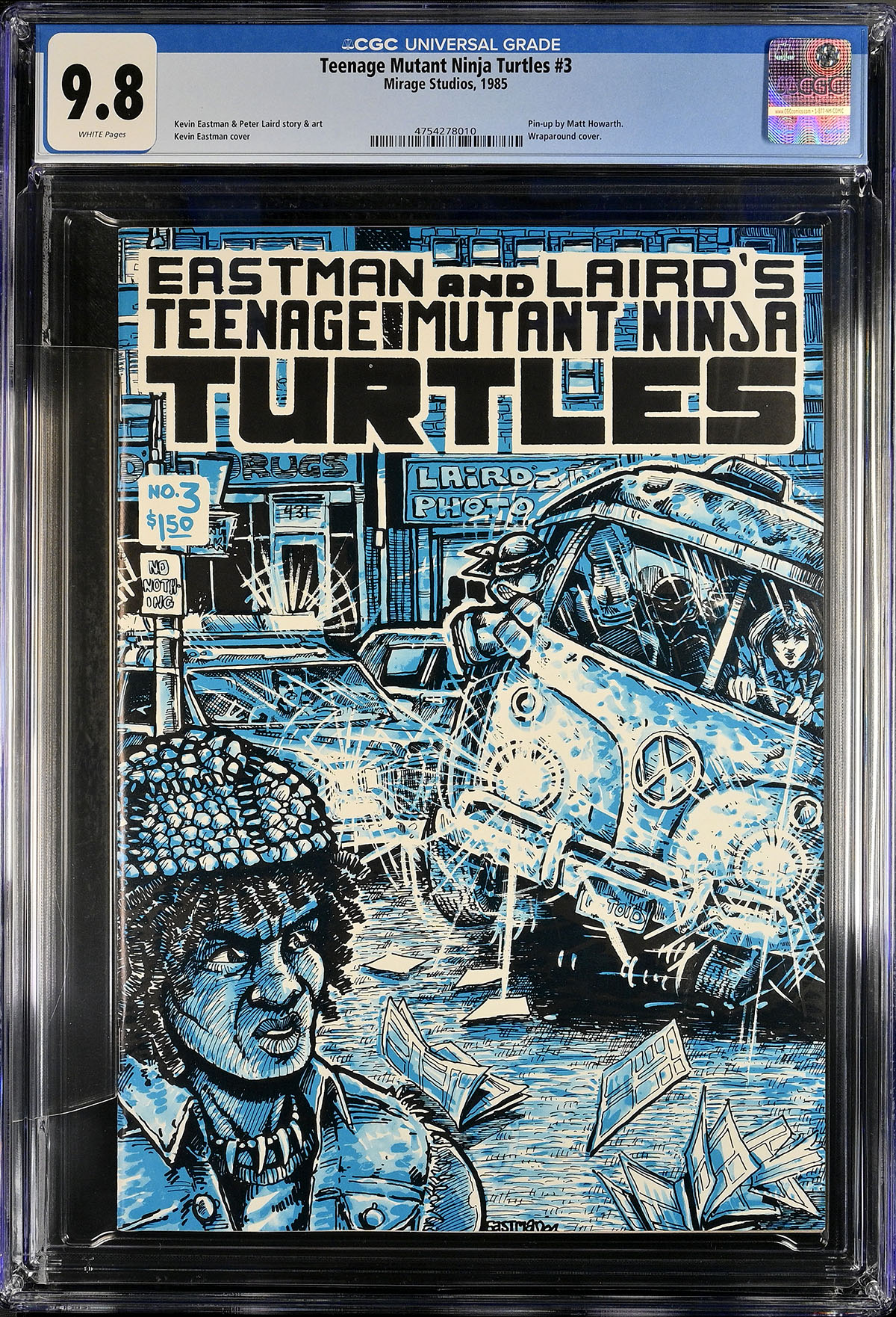 Teenage Mutant Ninja Turtles #3 CGC 9.8 w Fantast