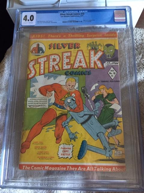 Silver Streak Comics #10 CGC 4.0 ow/w