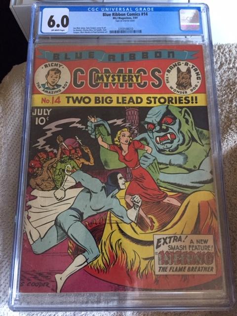 Blue Ribbon Comics #14 CGC 6.0 ow