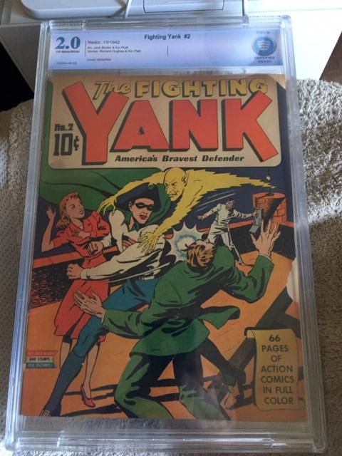 Fighting Yank #2 CBCS 2.0 ow/w