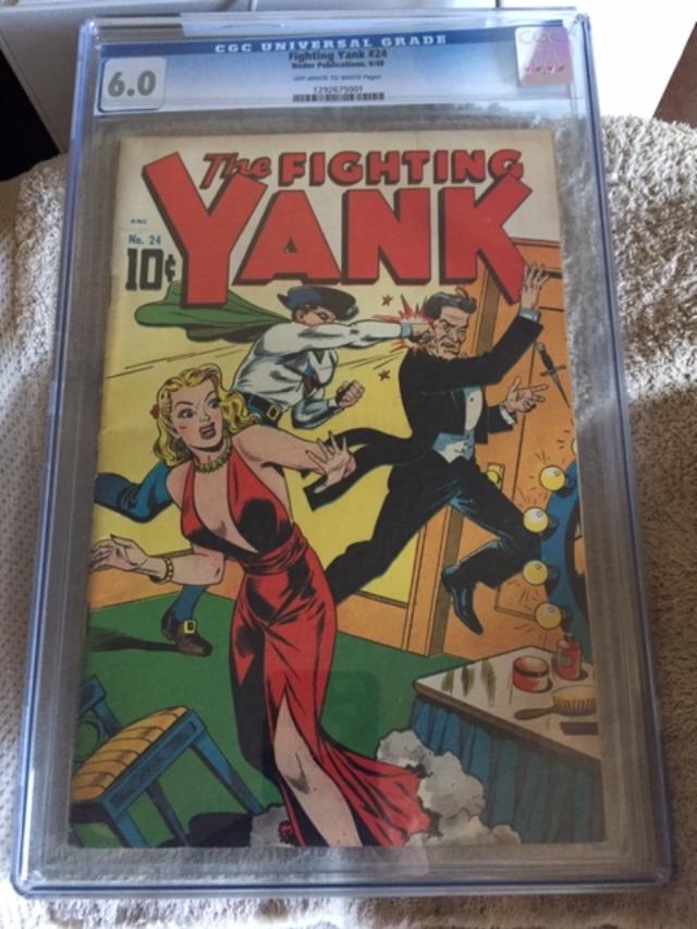 Fighting Yank #24 CGC 6.0 ow/w