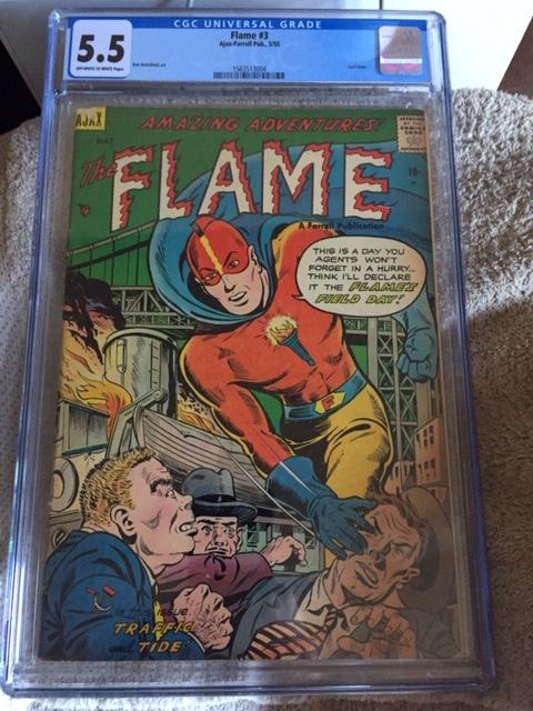 Flame #3 CGC 5.5 ow/w
