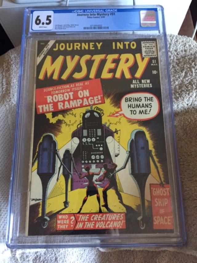 Journey Into Mystery #51 CGC 6.5 w