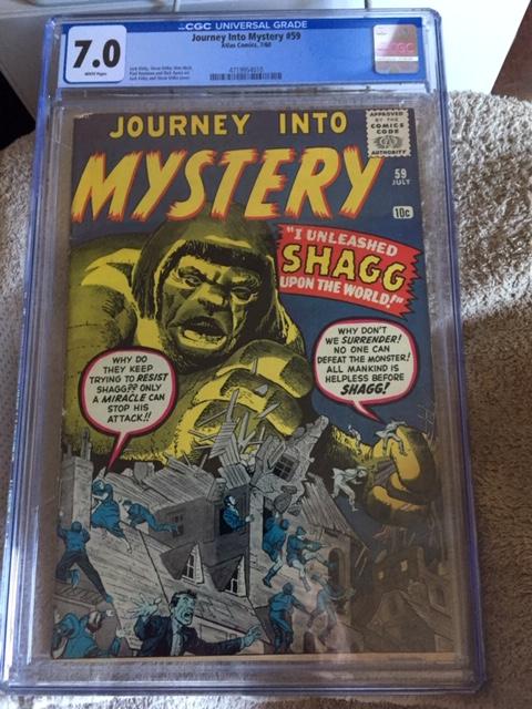 Journey Into Mystery #59 CGC 7.0 w