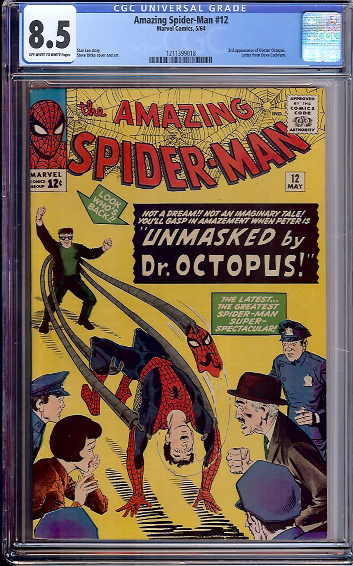Amazing Spider-Man #12 CGC 8.5 ow/w