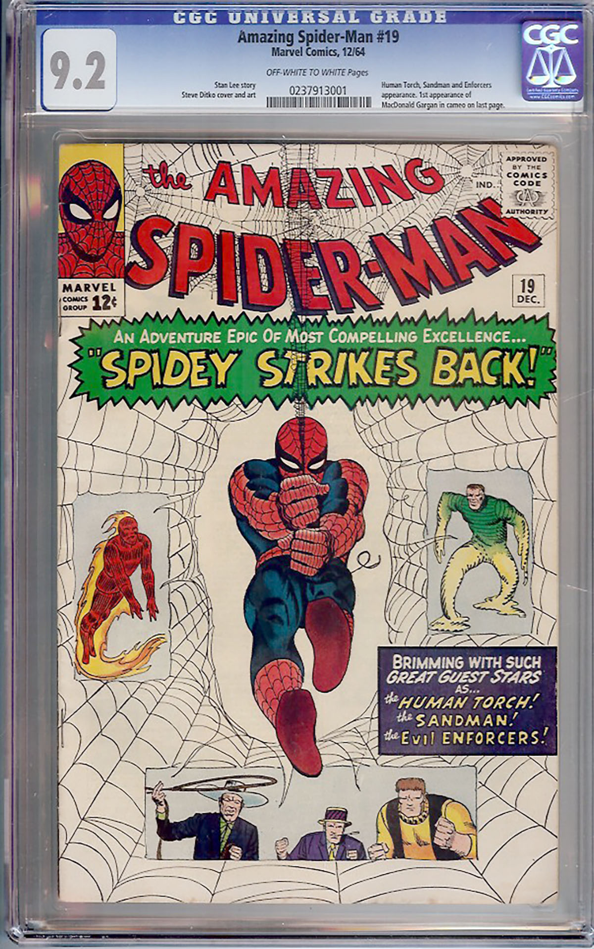 Amazing Spider-Man #19 CGC 9.2 ow/w