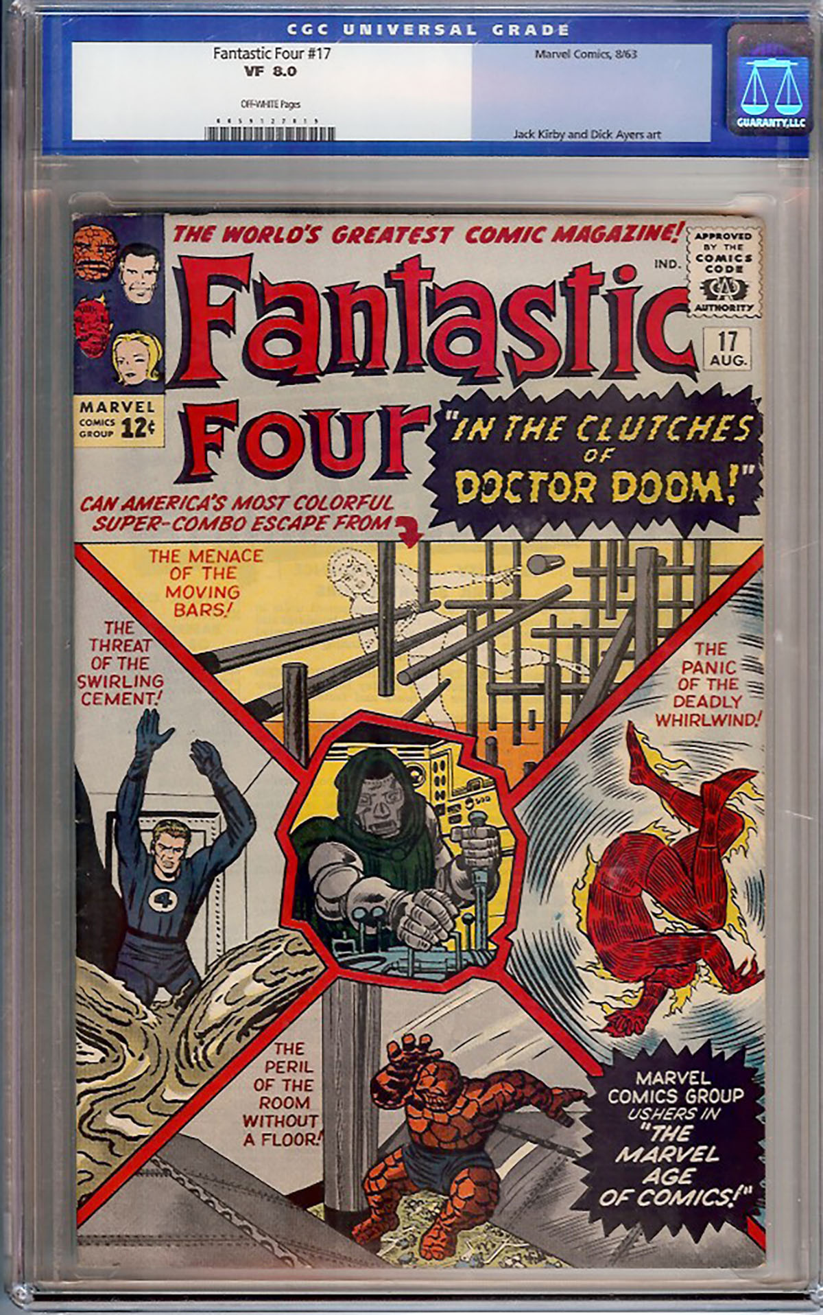 Fantastic Four #17 CGC 8.0 ow