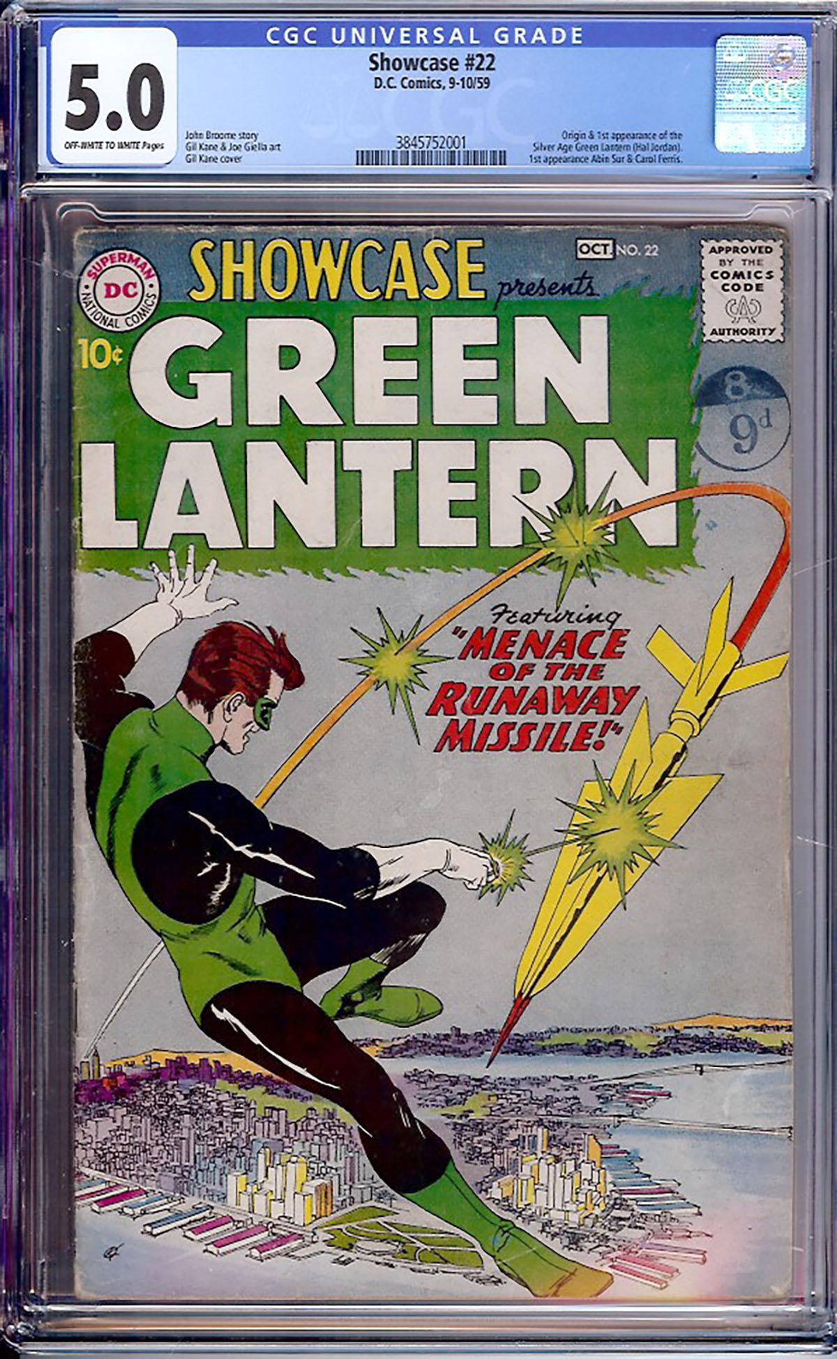 Showcase #22 CGC 5.0 ow/w