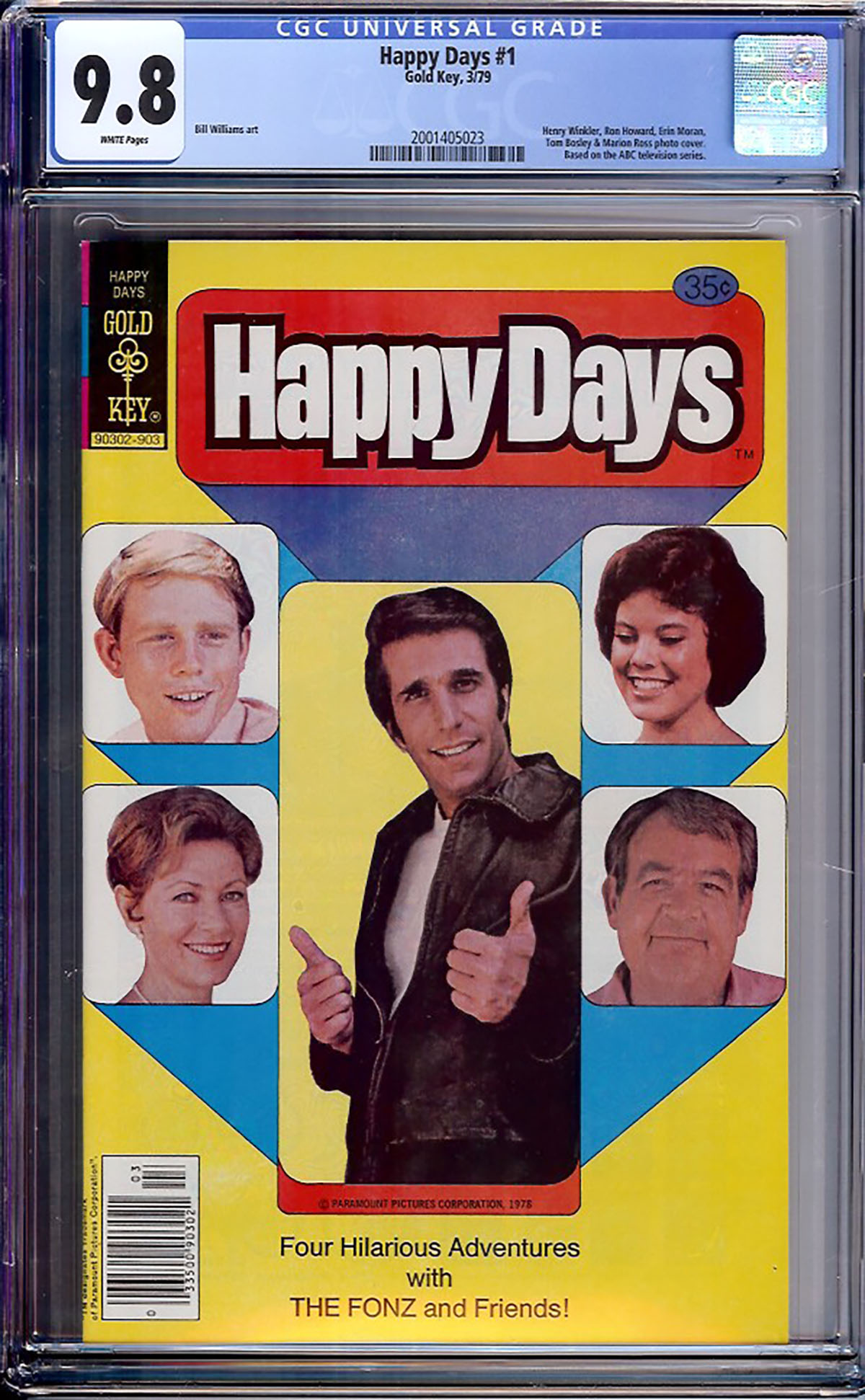 Happy Days #1 CGC 9.8 w