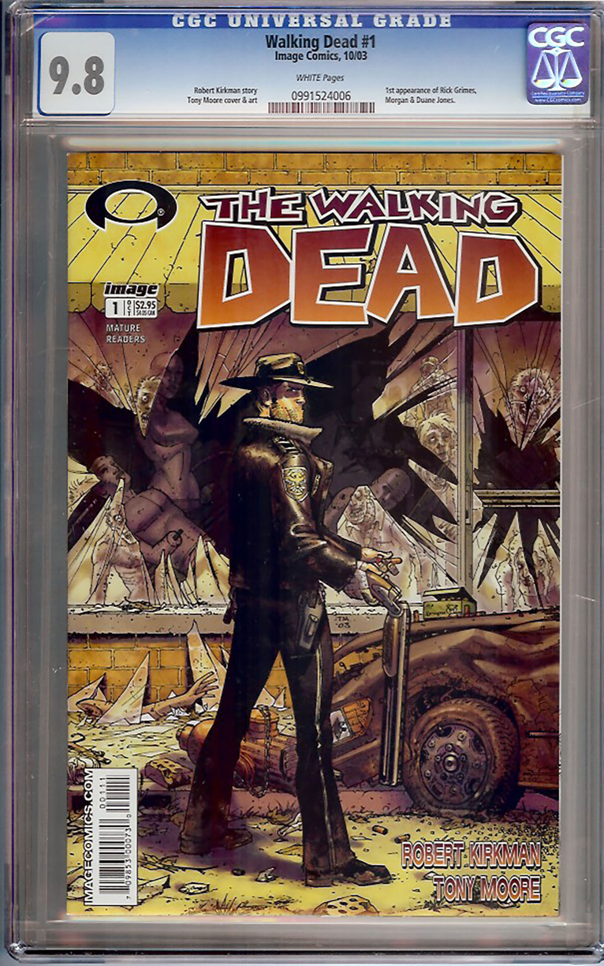 Walking Dead #1 CGC 9.8 w