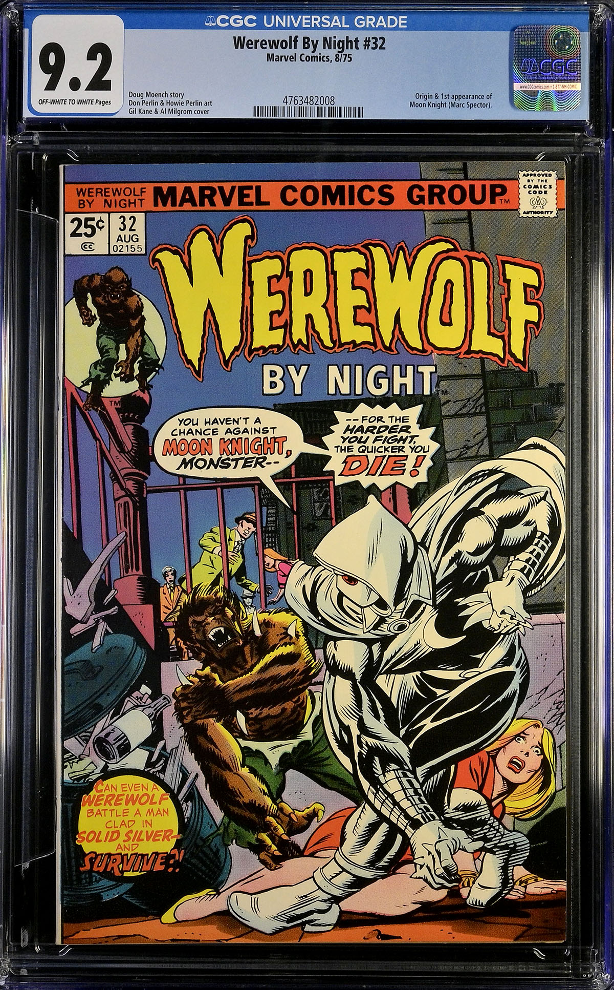 Werewolf By Night #32 CGC 9.2 ow/w