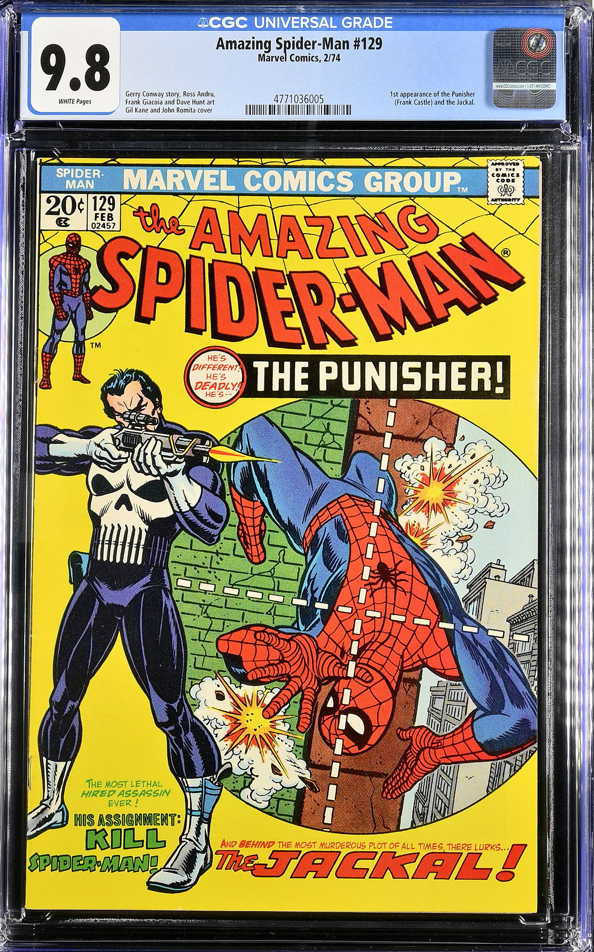 Amazing Spider-Man #129 CGC 9.8 w