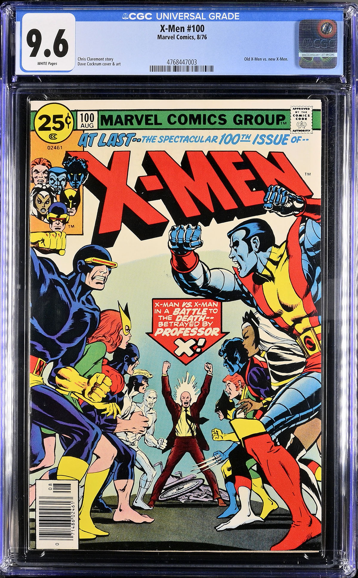 X-Men #100 CGC 9.6 w