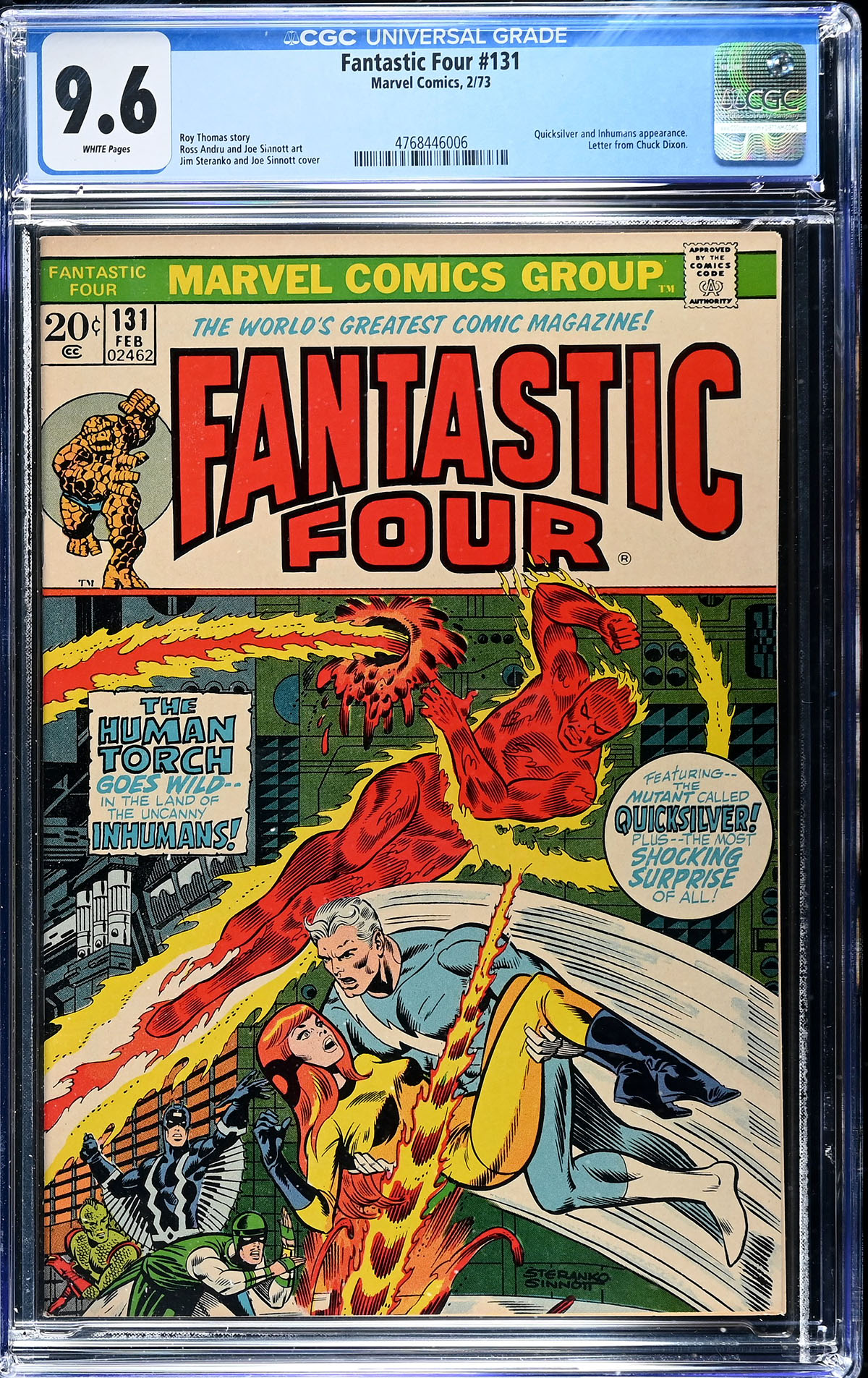 Fantastic Four #131 CGC 9.6 w