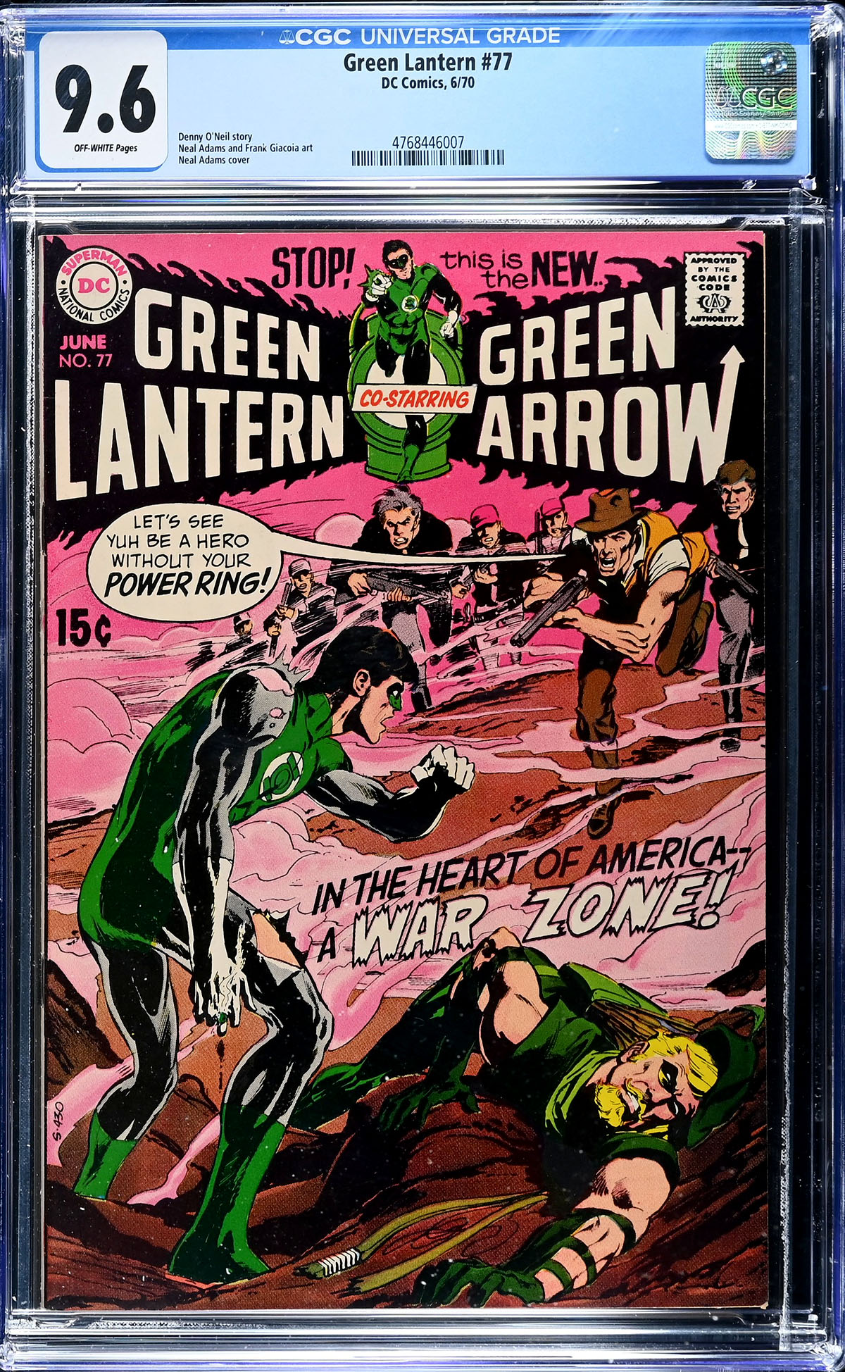 Green Lantern #77 CGC 9.6 ow