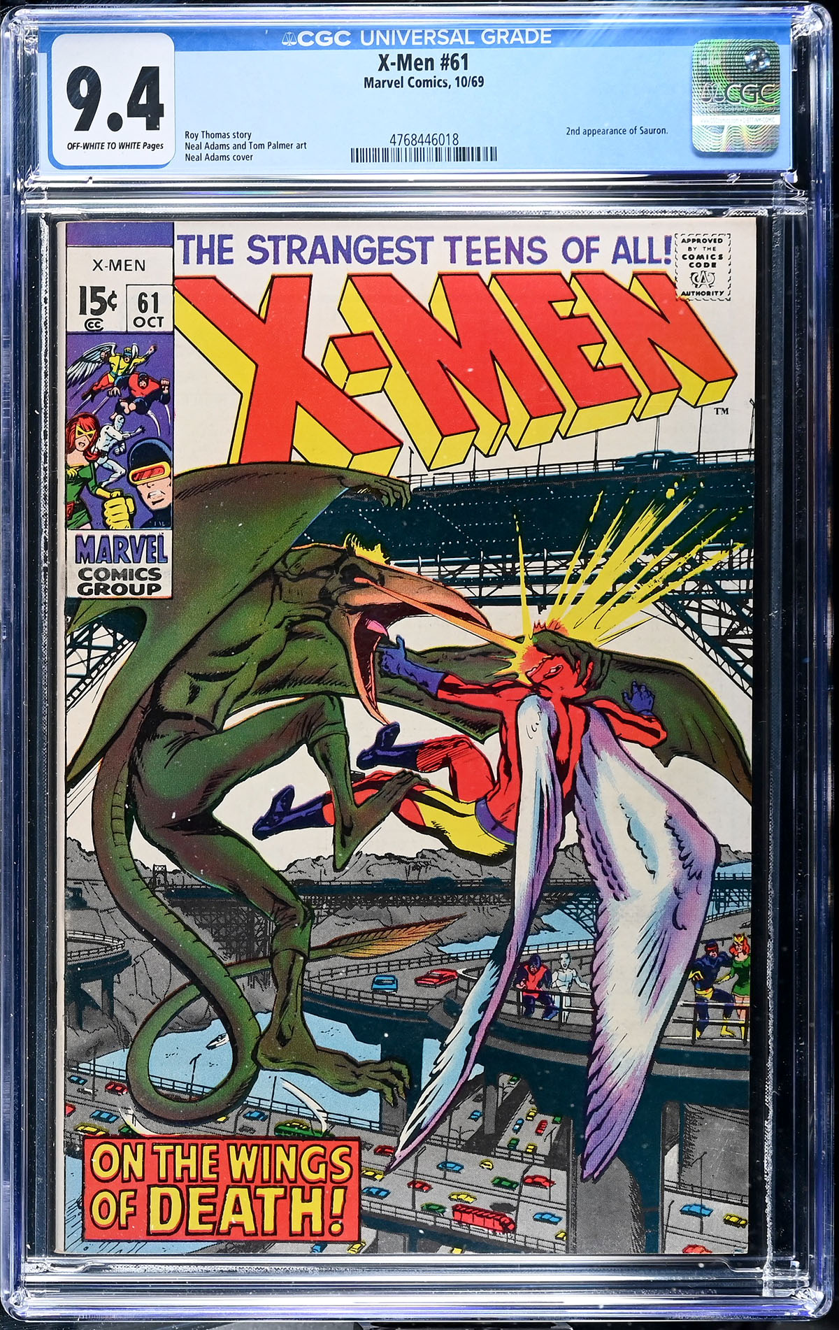 X-Men #61 CGC 9.4 ow/w