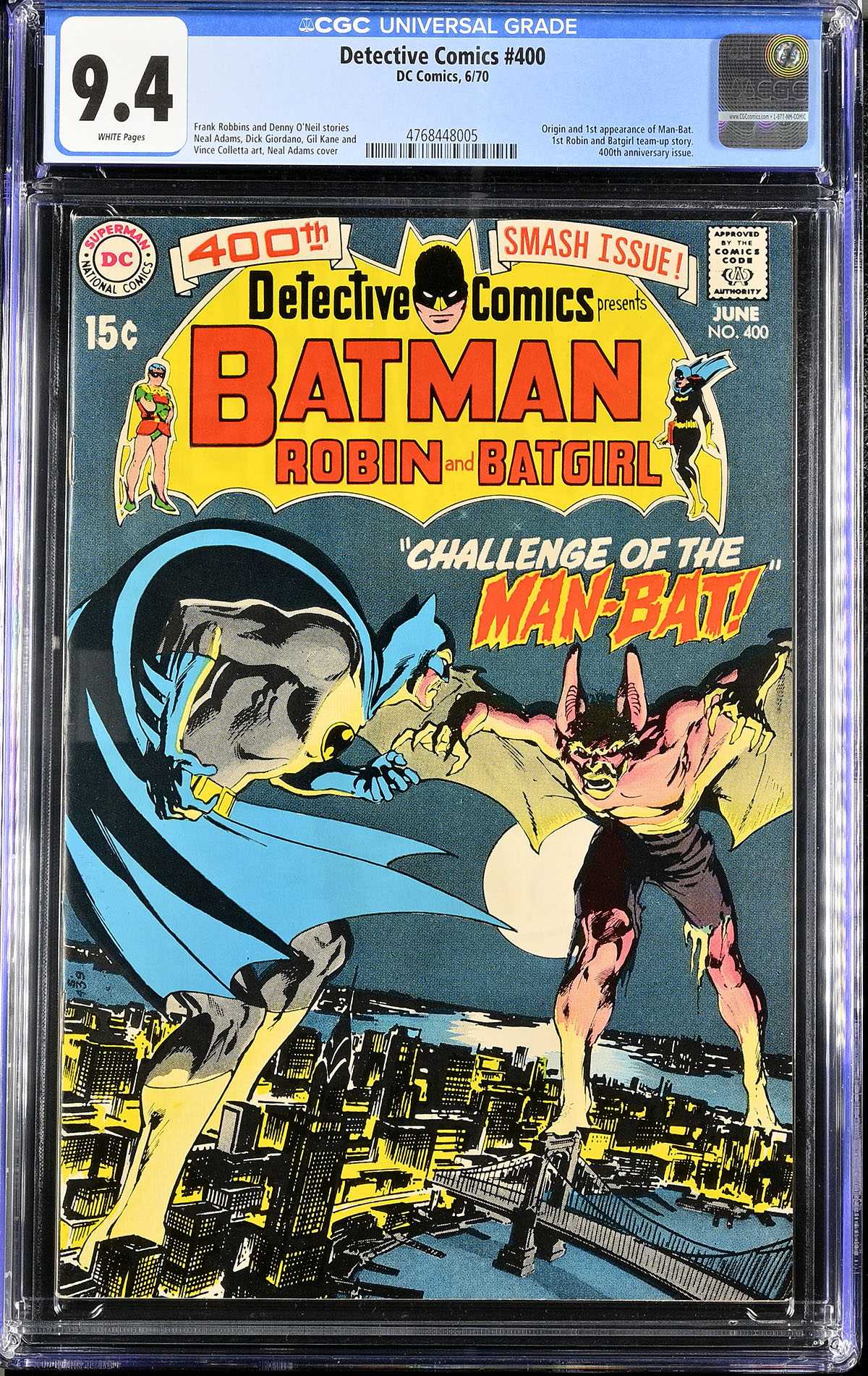 Detective Comics #400 CGC 9.4 w