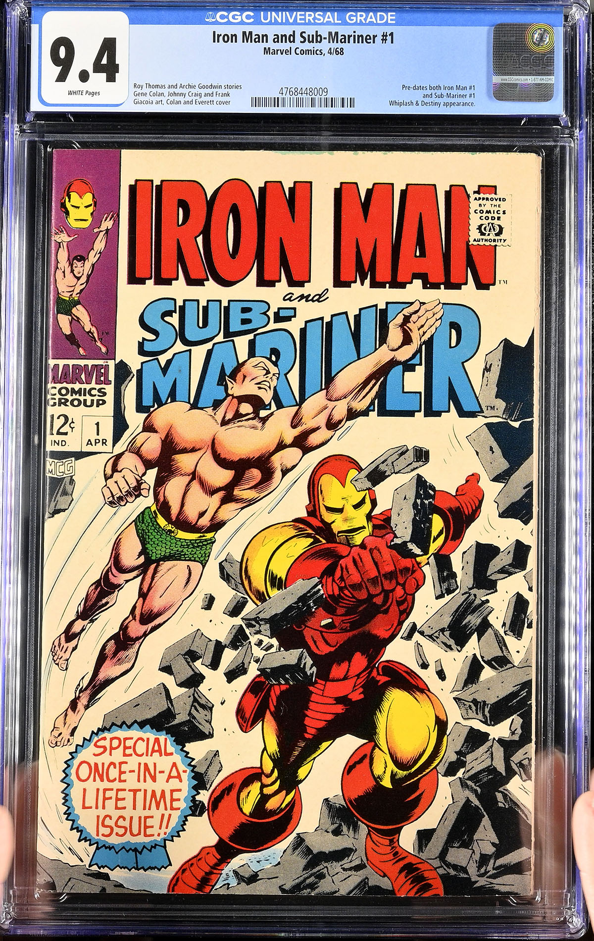Iron Man and Sub-Mariner #1 CGC 9.4 w