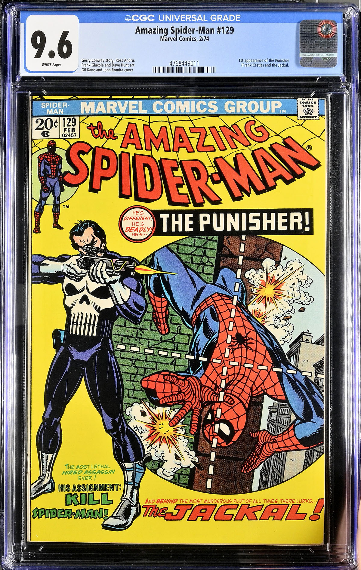 Amazing Spider-Man #129 CGC 9.6 w