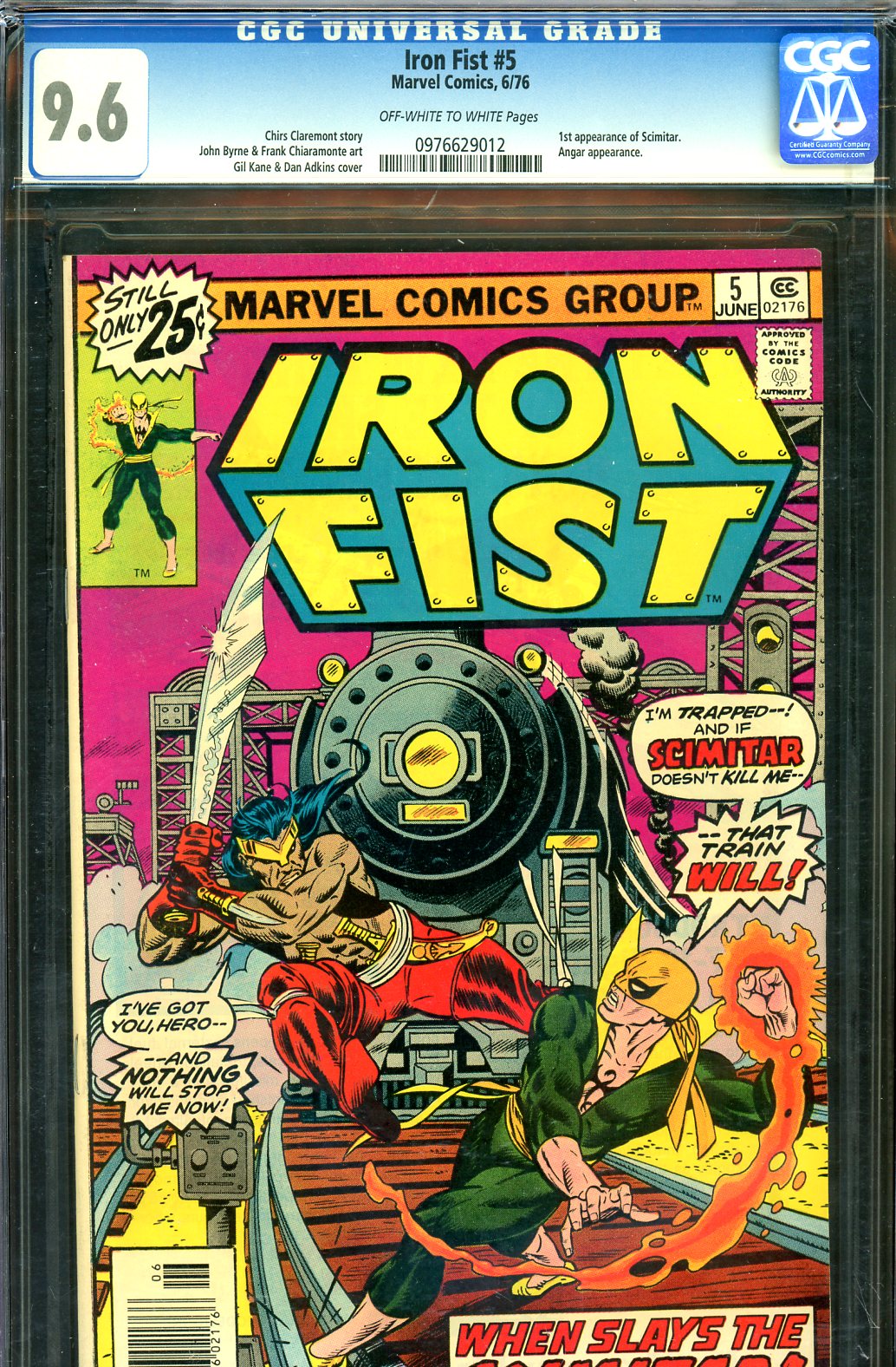 Iron Fist #5 CGC 9.4 w