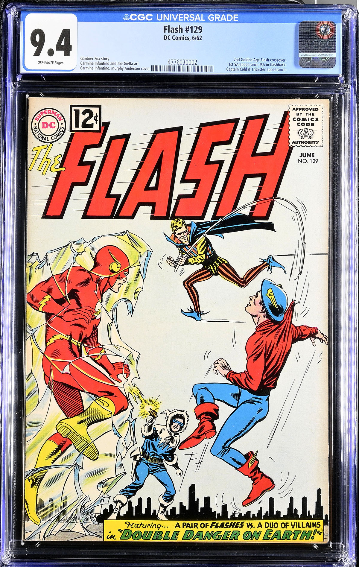 Flash #129 CGC 9.4 ow