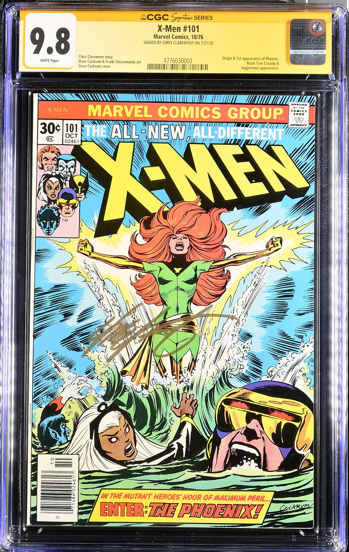 X-Men #101 CGC 9.8 w CGC Signature SERIES