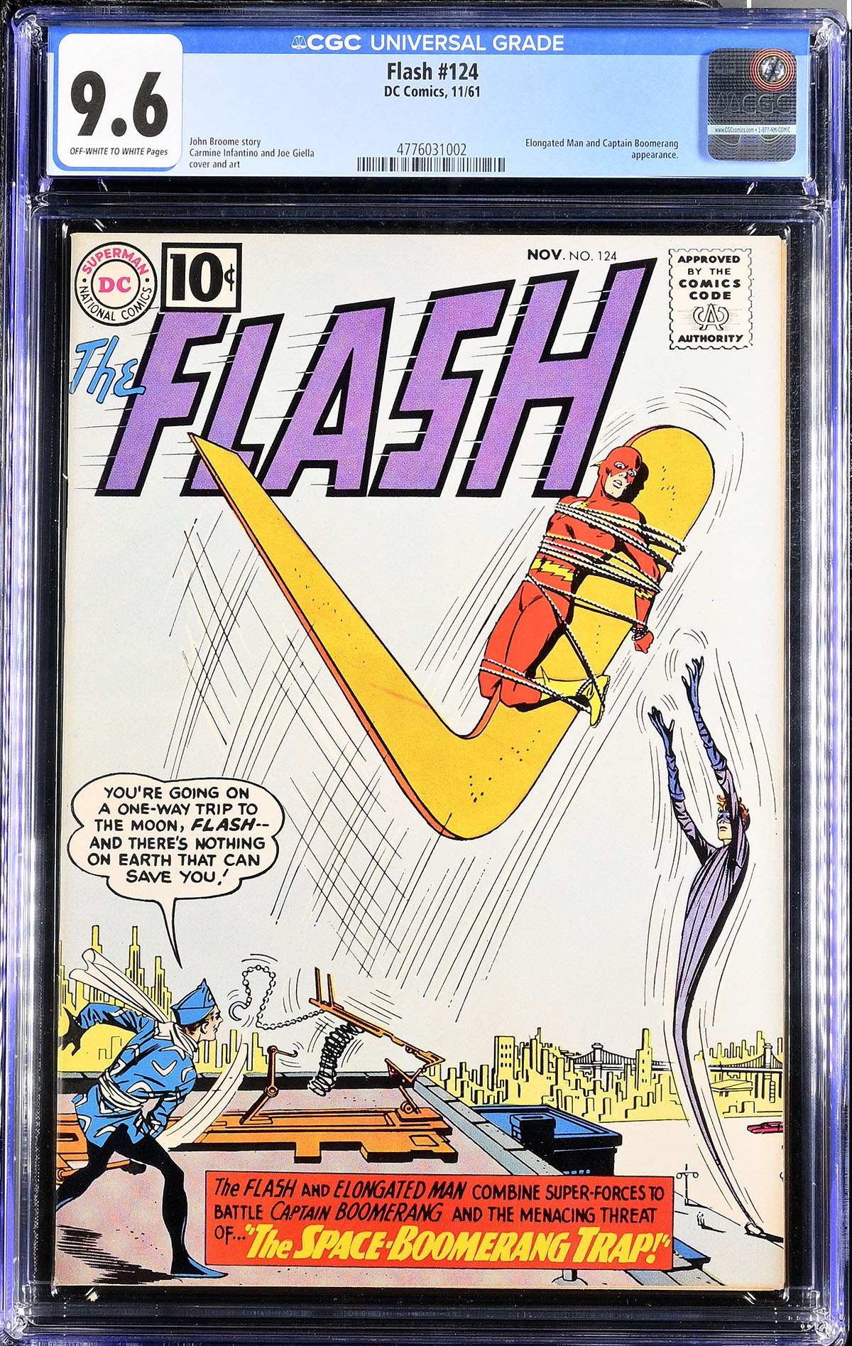 Flash #124 CGC 9.6 ow/w