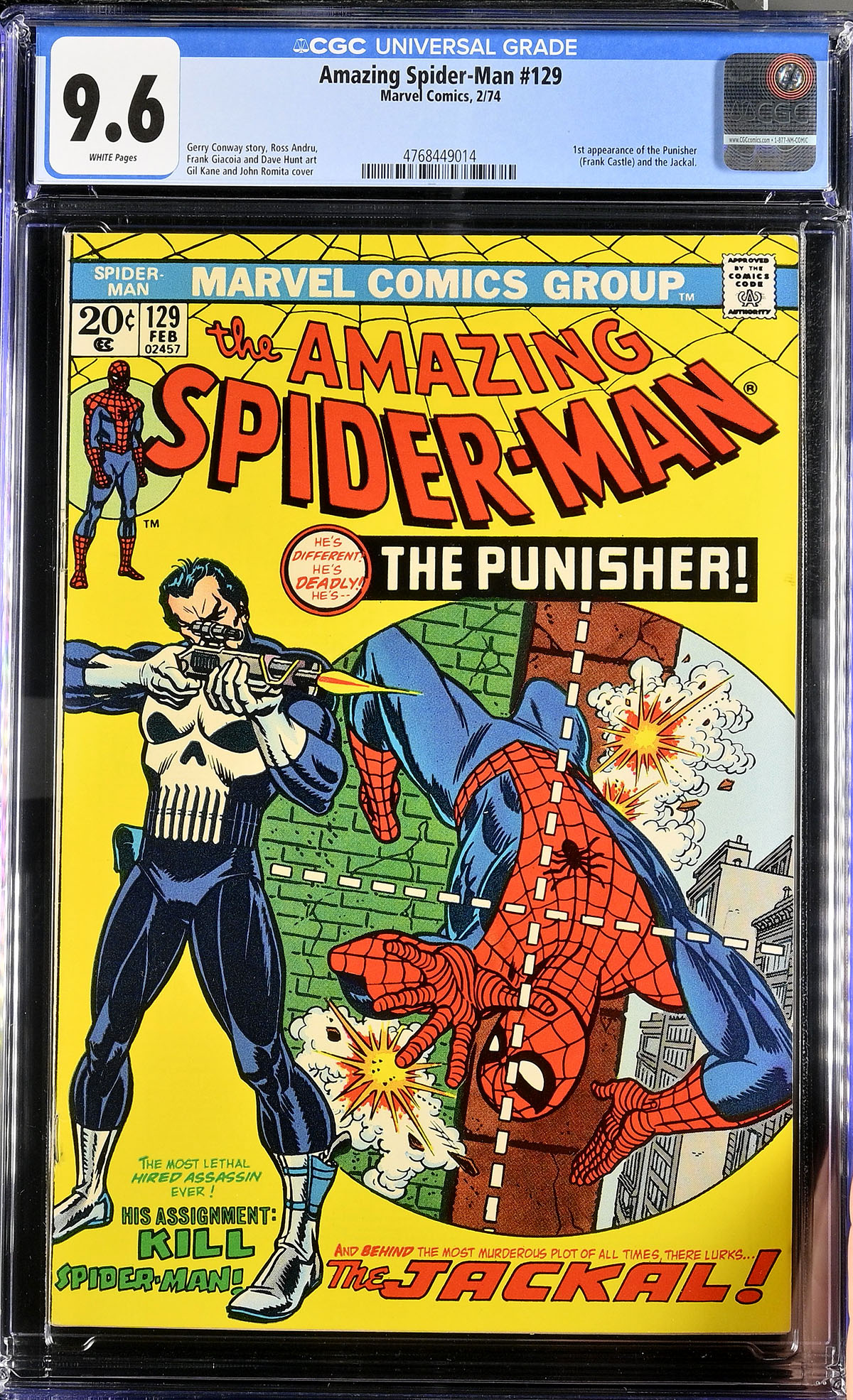 Amazing Spider-Man #129 CGC 9.6 w