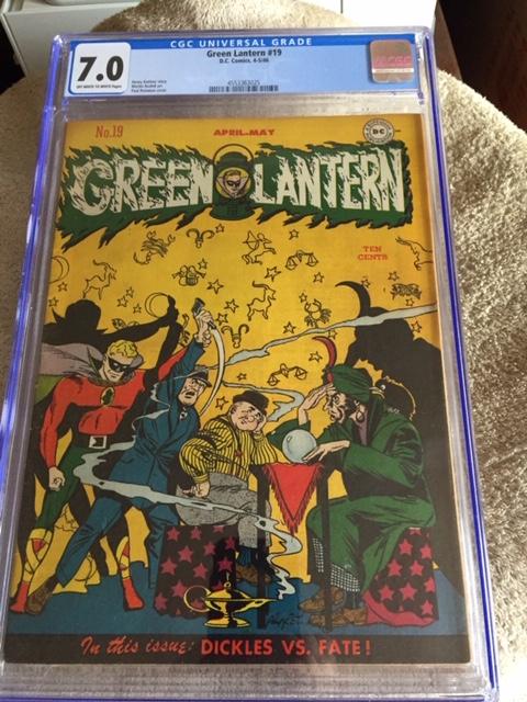 Green Lantern #19 CGC 7.0 ow/w