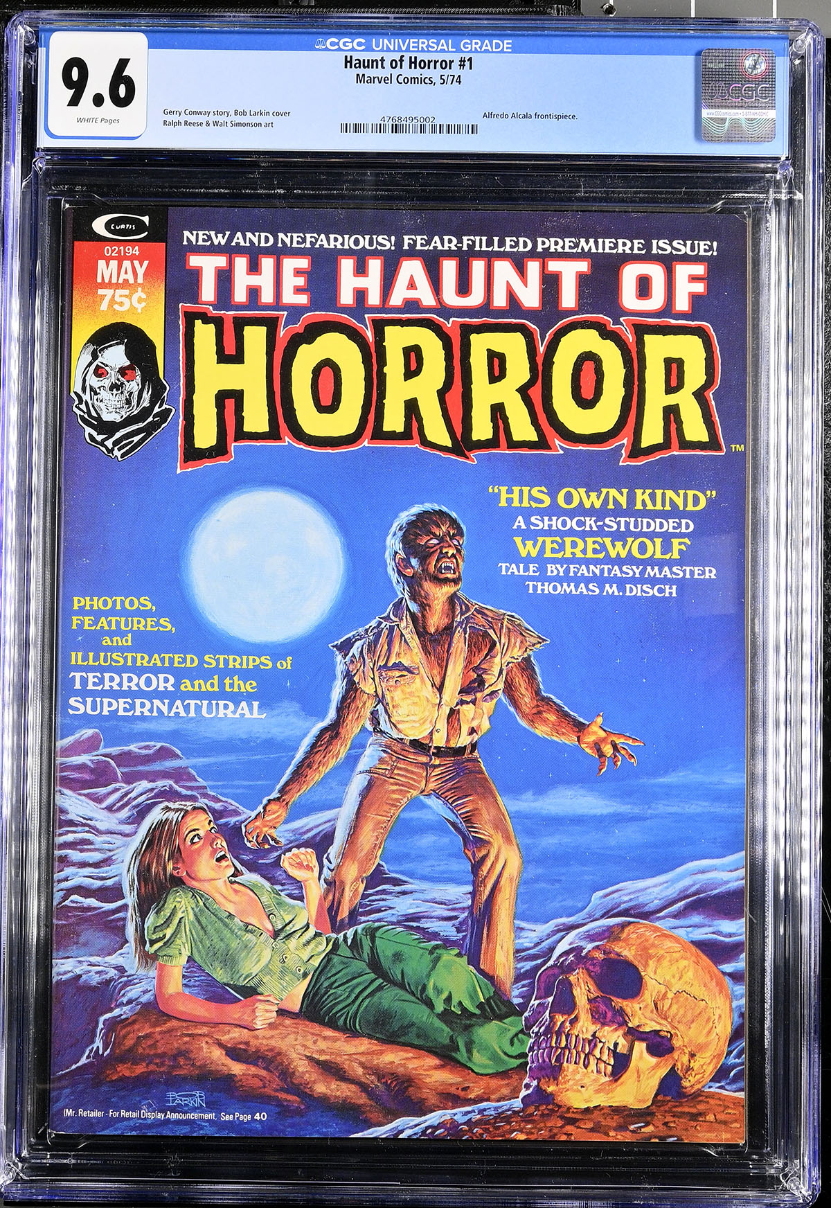 Haunt of Horror #1 CGC 9.6 w Fantast