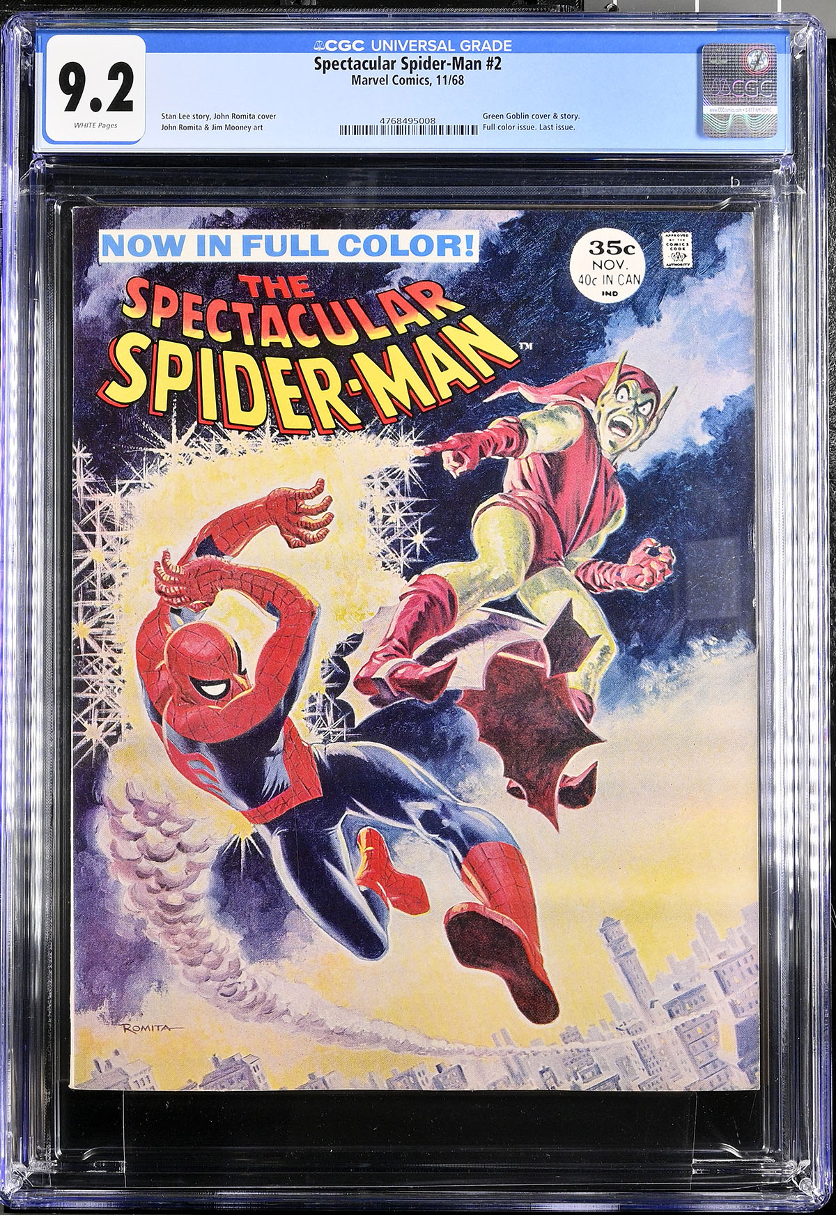Spectacular Spider-Man #2 CGC 9.4 w Fantast