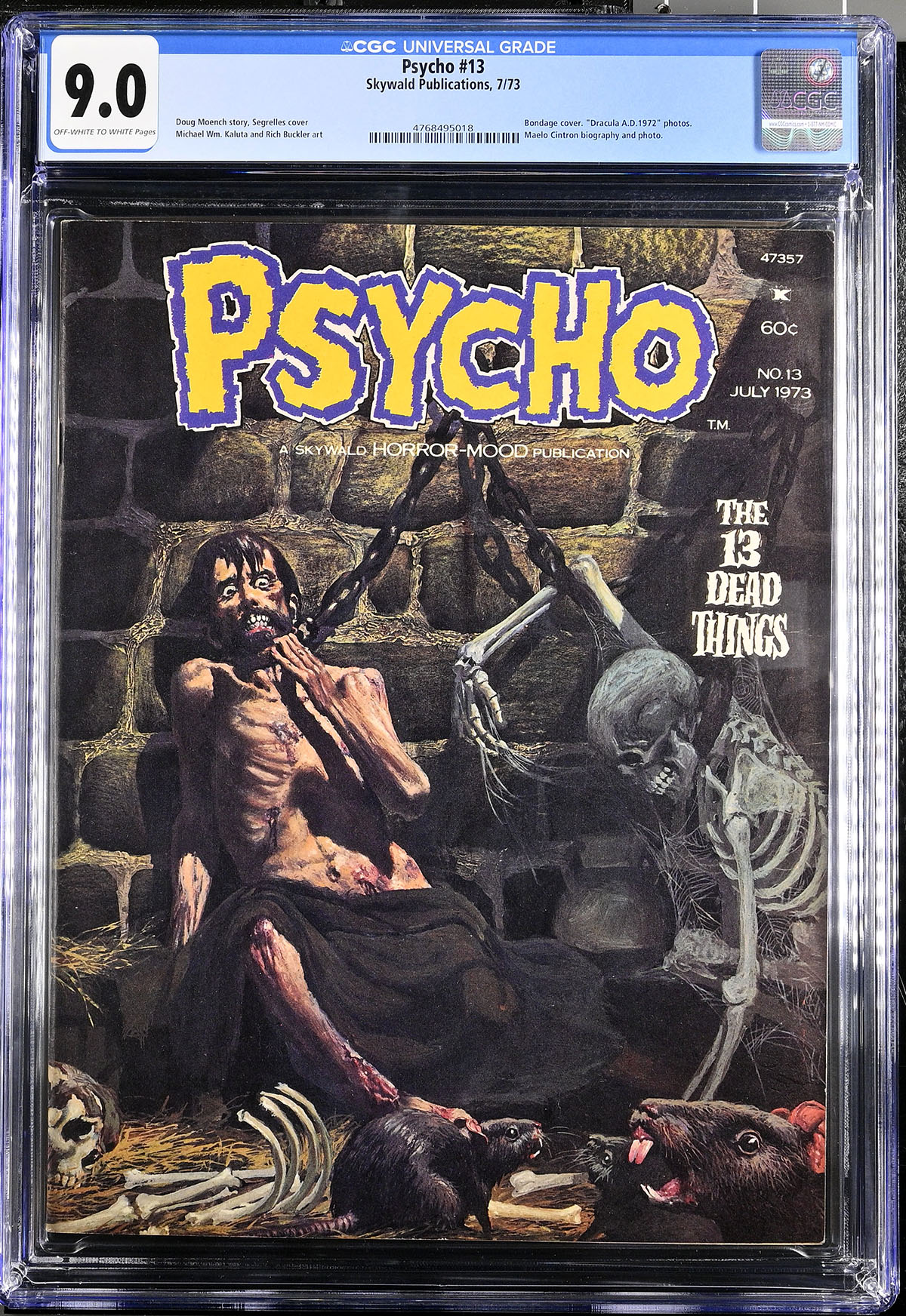 Psycho #13 CGC 9.0 ow/w