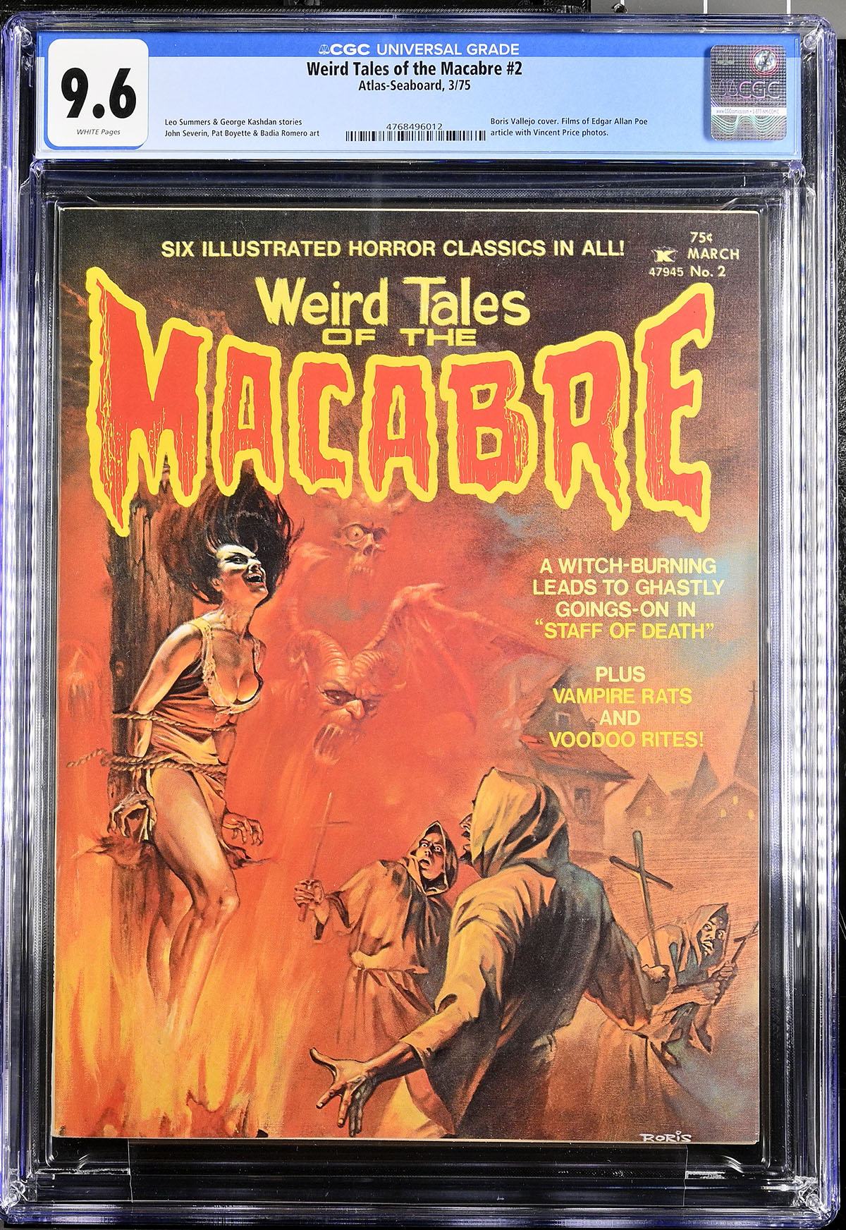 Weird Tales of the Macabre #2 CGC 9.6 w Fantast