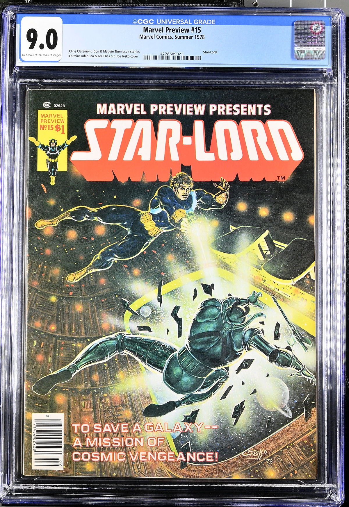 Marvel Preview #15 CGC 9.0 ow/w