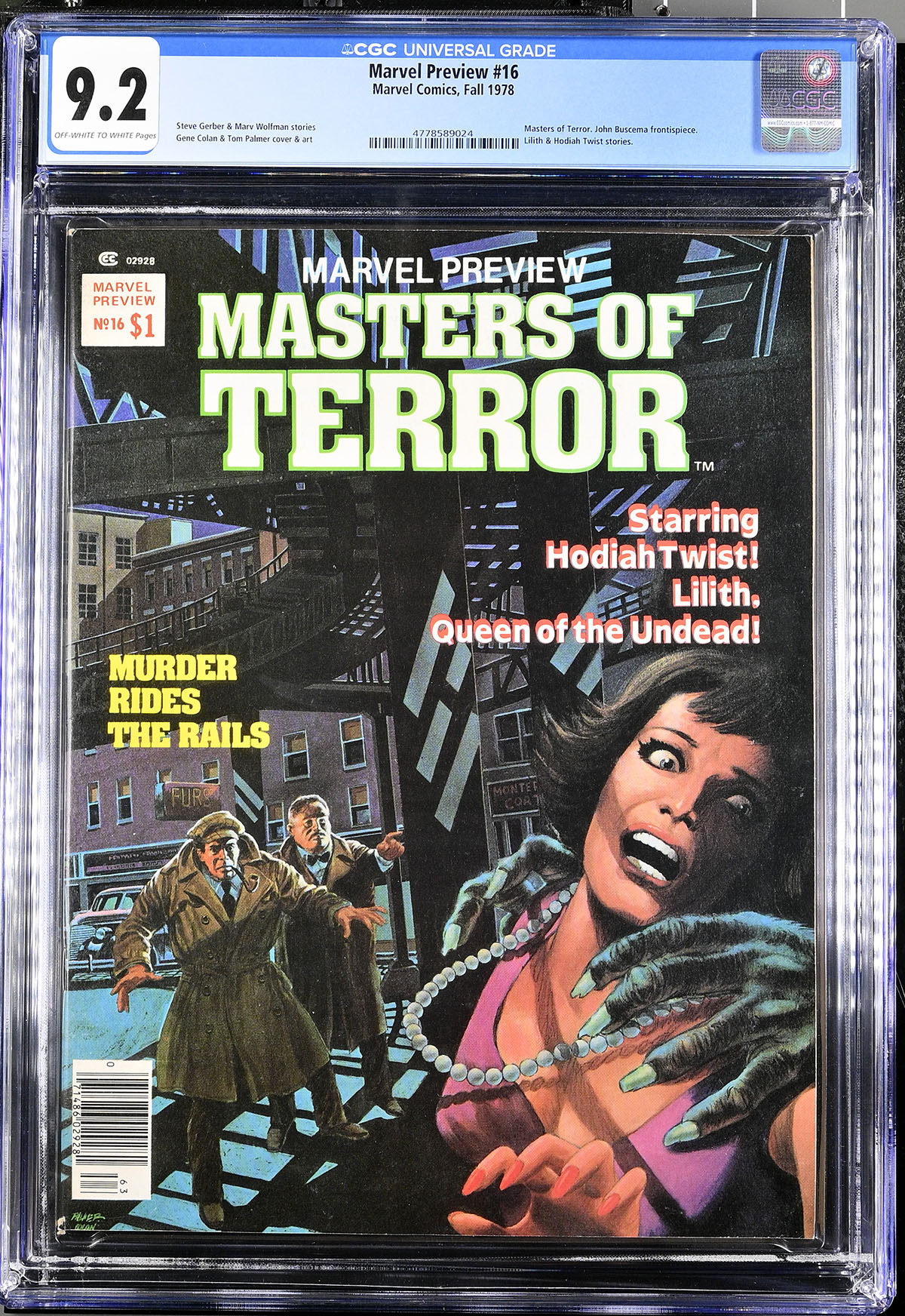 Marvel Preview #16 CGC 9.2 ow/w