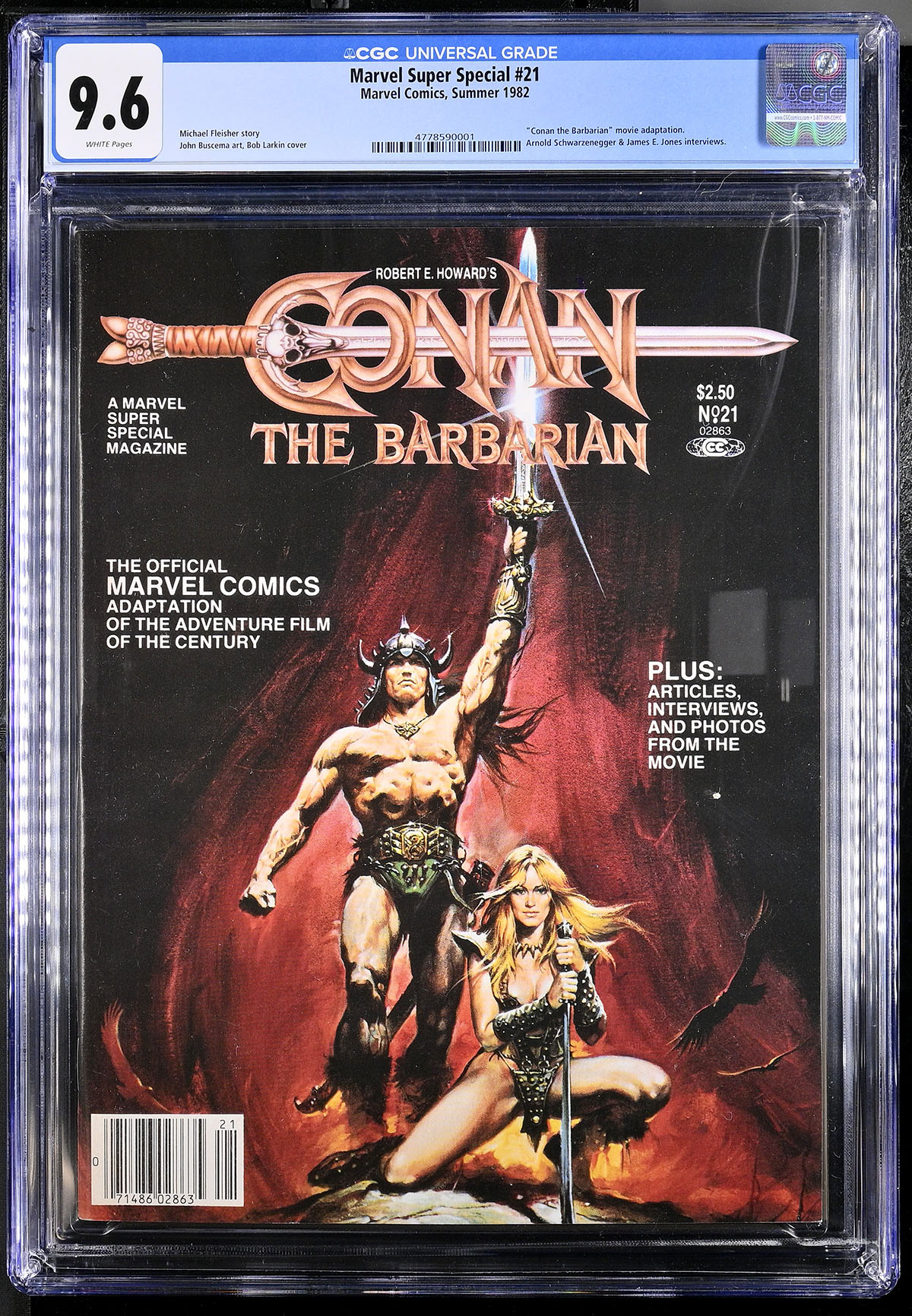 Marvel Super Special #21 CGC 9.6 w Fantast