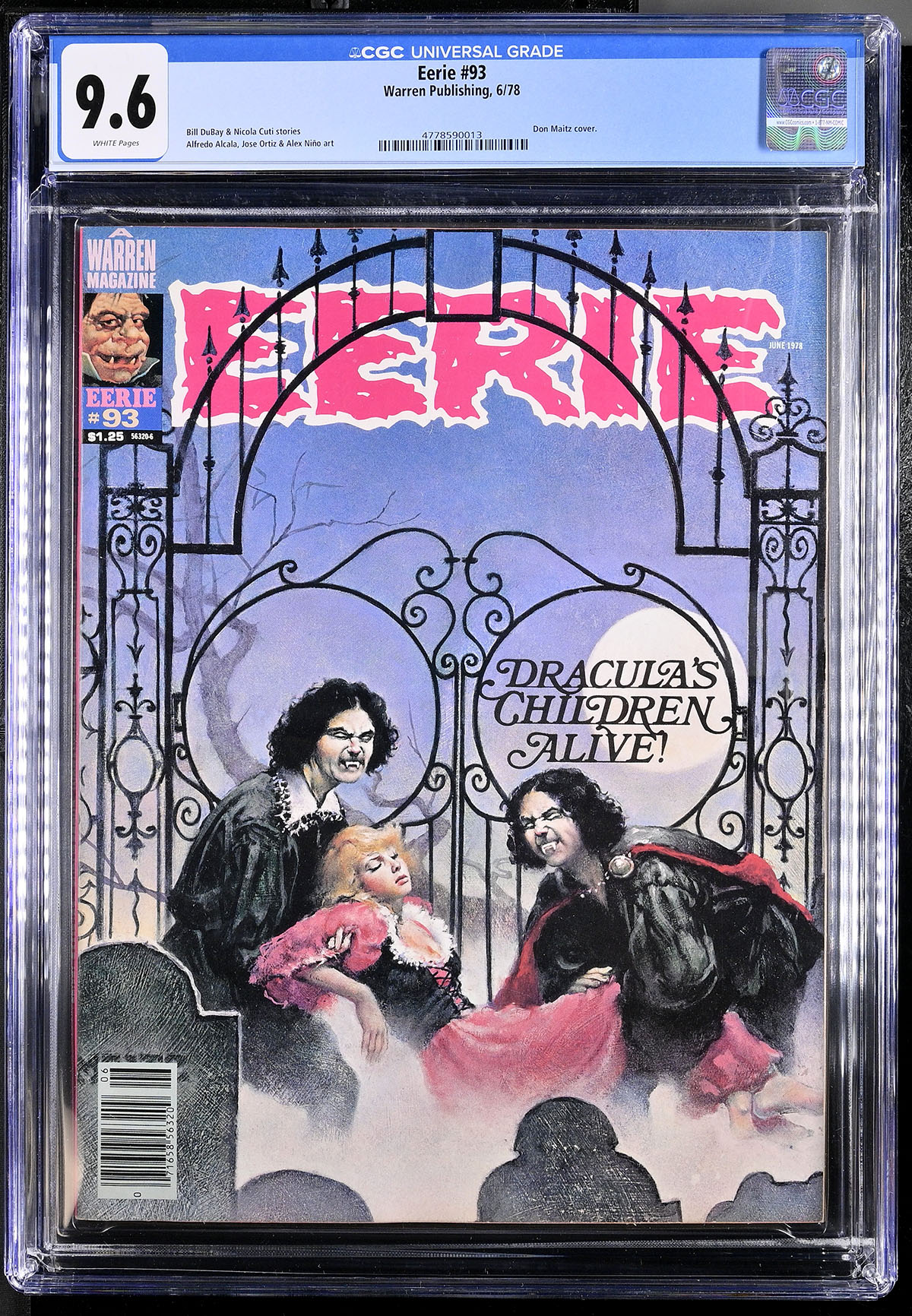 Eerie #93 CGC 9.6 w