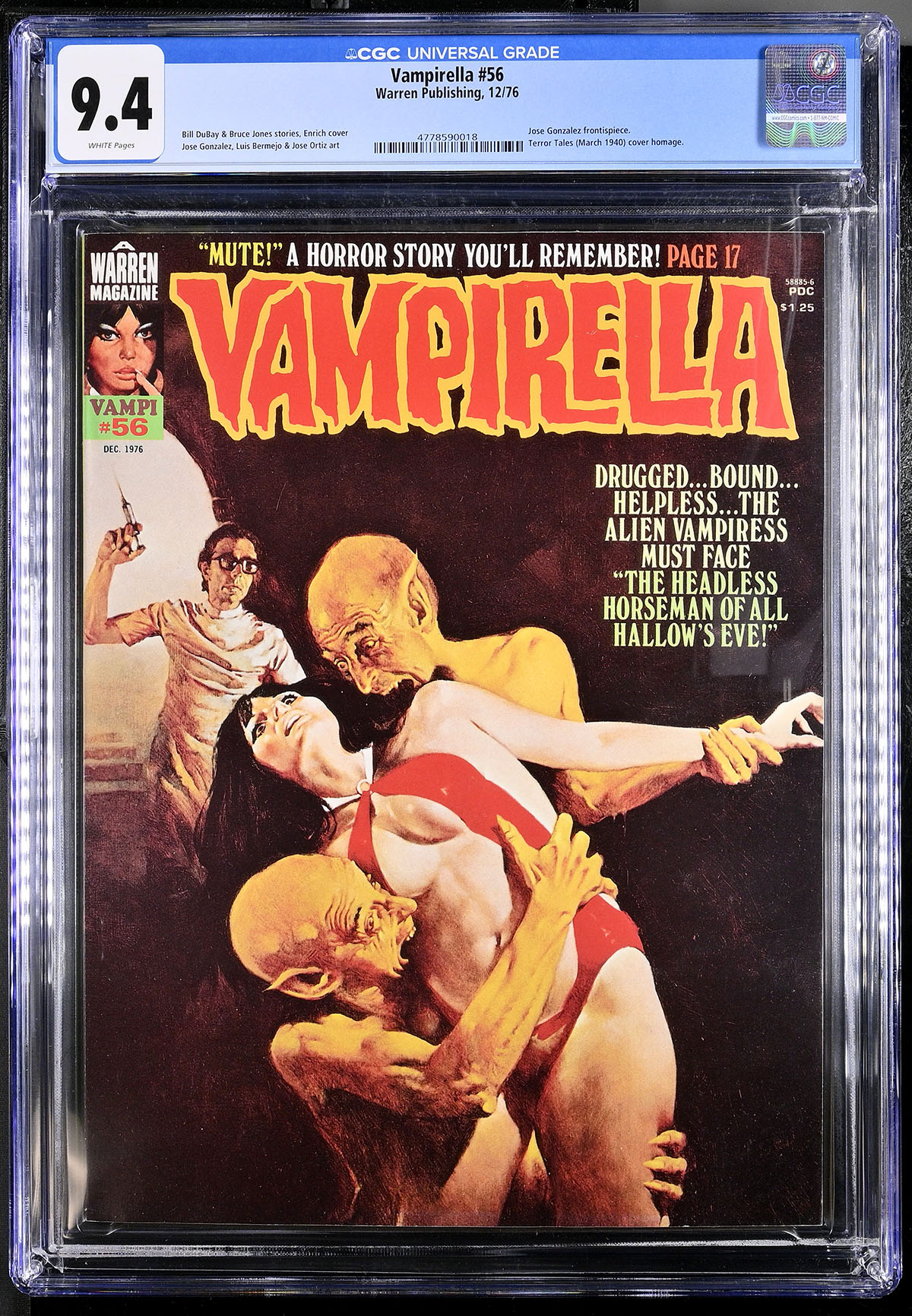 Vampirella #56 CGC 9.4 w