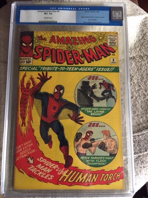 Amazing Spider-Man #8 CGC 8.5 ow