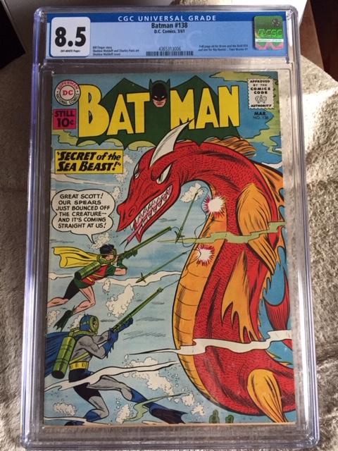 Batman #138 CGC 8.5 ow